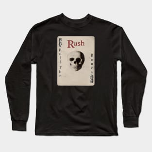 Rush Roll The Bones Playing Card Long Sleeve T-Shirt